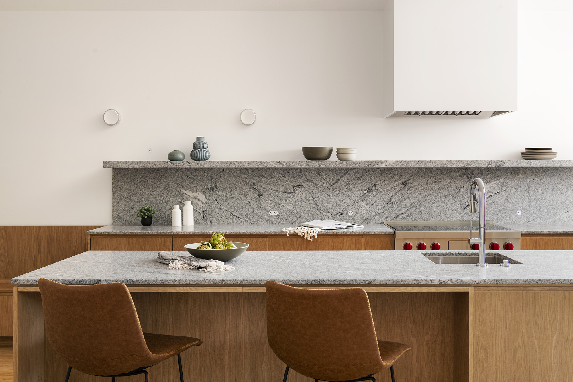 Kitchen island and cabinetry, Noe Valley Kitchen