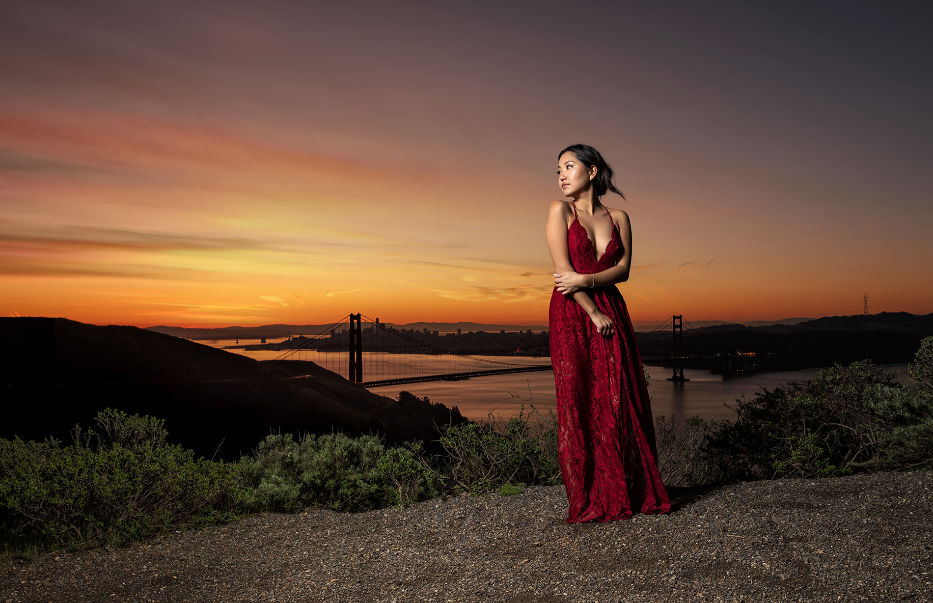 Portrait of Zhamal, Marin Headlands